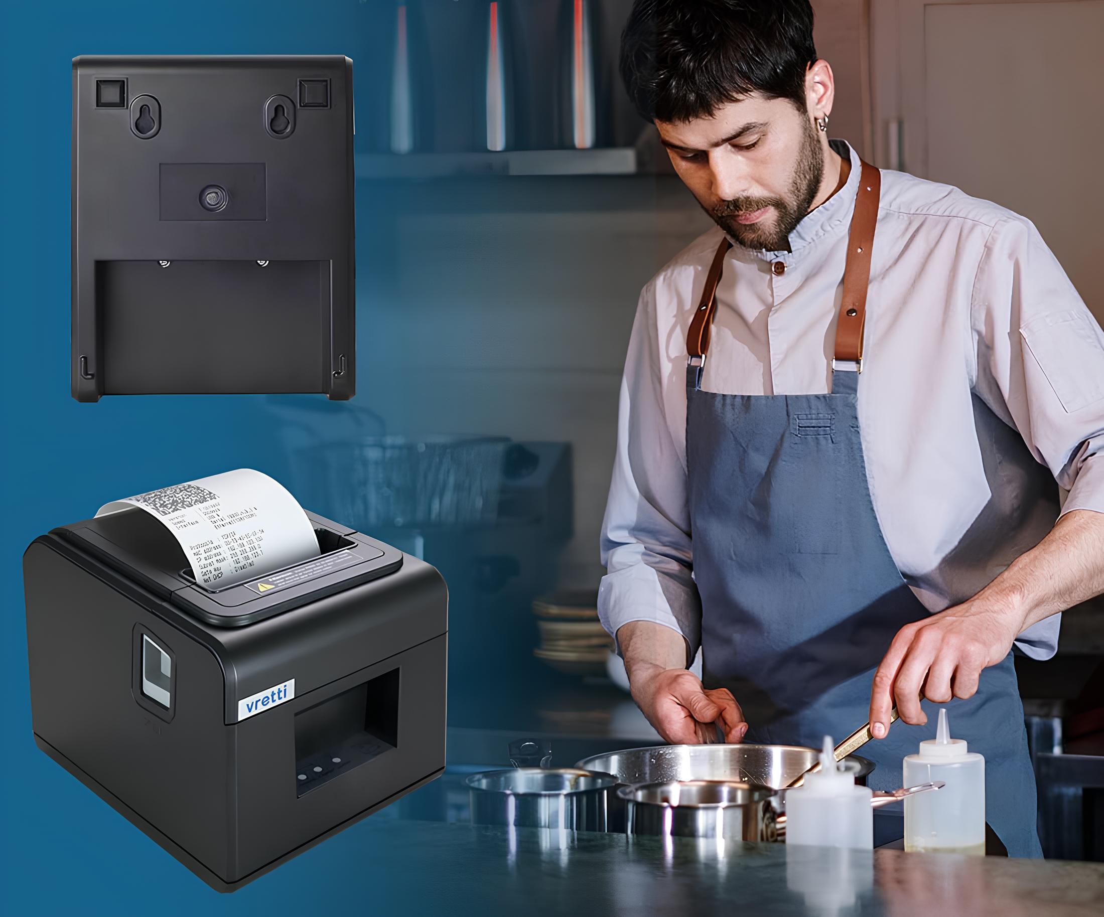 UŻYWANA Drukarka termiczna vretti V330M, 80 mm, LAN, automatyczne cięcie