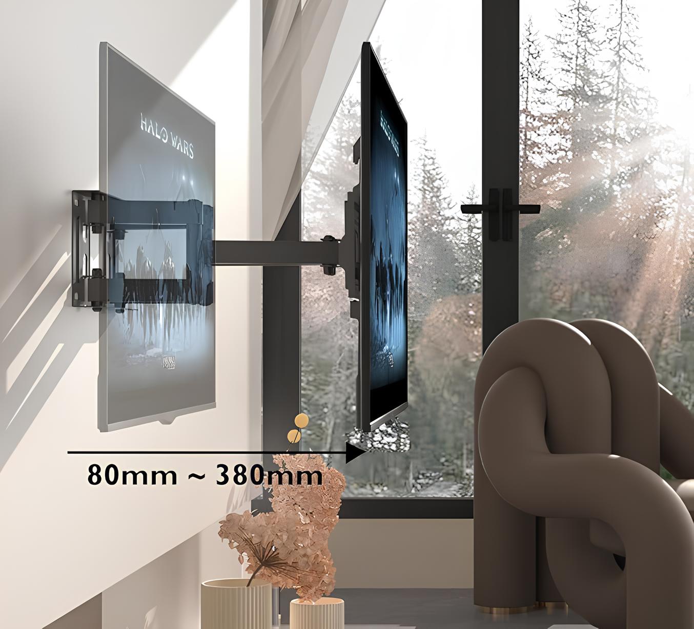 BONTEC Uchwyt Ścienny do Telewizora 23–70'' LED LCD OLED uchwyt regulowany