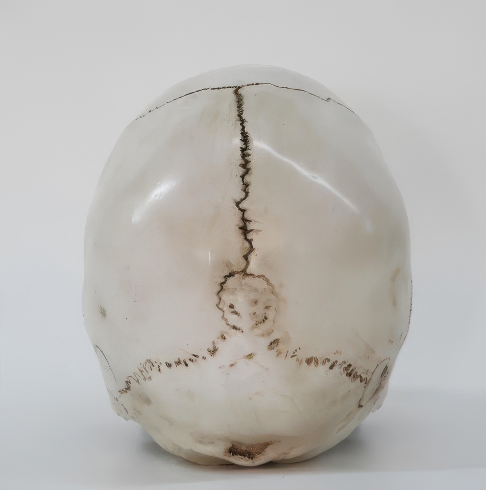 Czaszka anatomiczna RESTEQ 19x14x16cm ruchoma żuchwa model człowieka