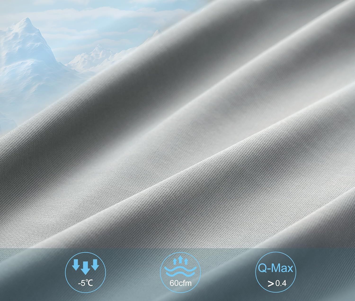 Koc chłodzący ACCURATEX 200x200 cm lekki letni oddychający i antyalergiczny