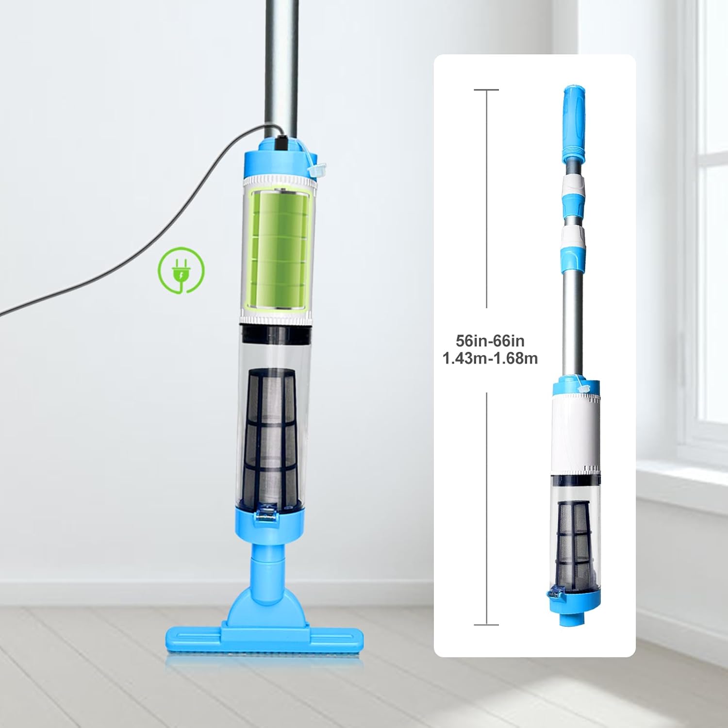 Odkurzacz basenowy PoolyPoly 1822 3w1 bezprzewodowy do basenu spa i jacuzzi