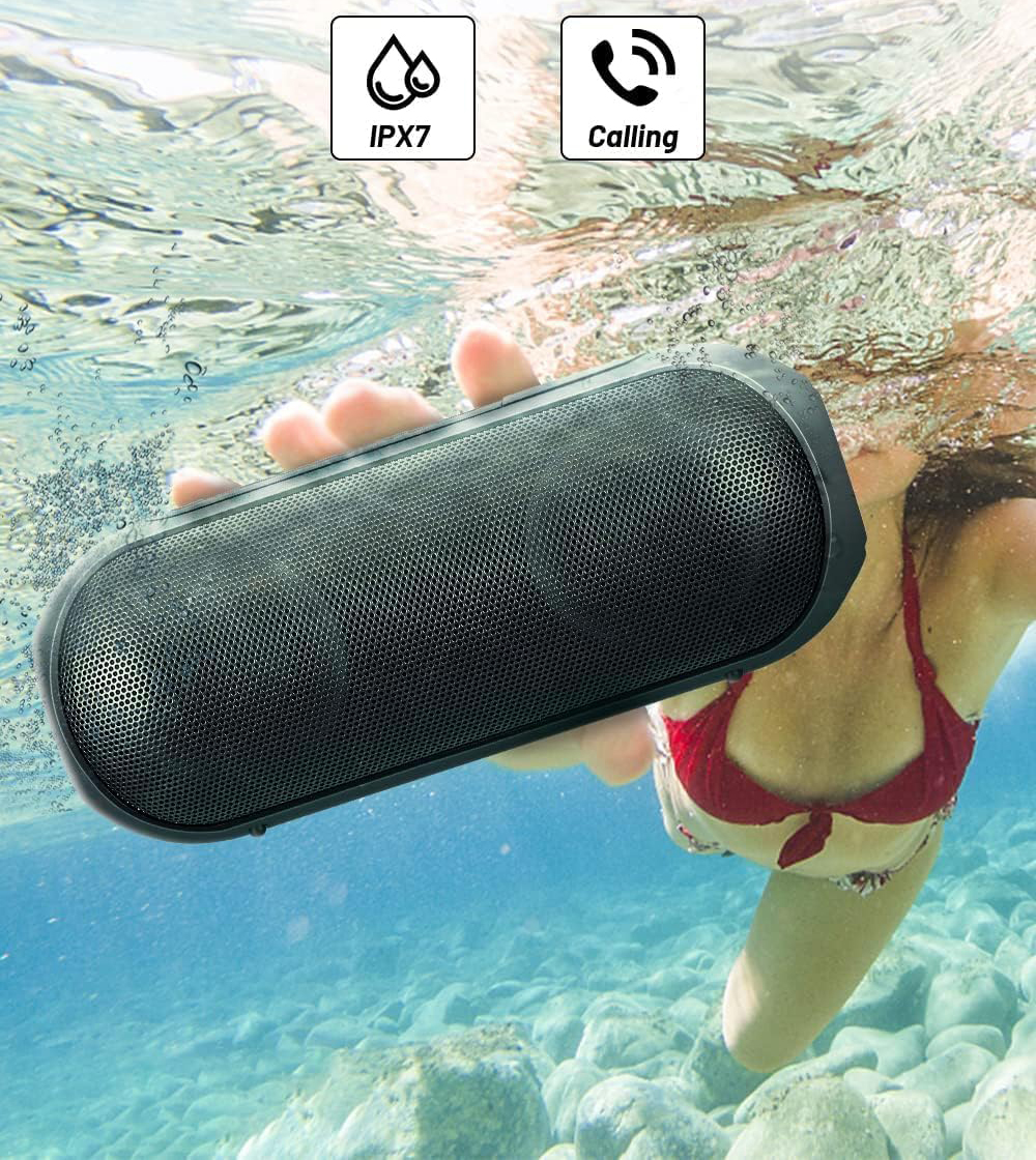 Głośnik Bluetooth NOTABRICK z oświetleniem RGB, 30 W, IPX7, czarny