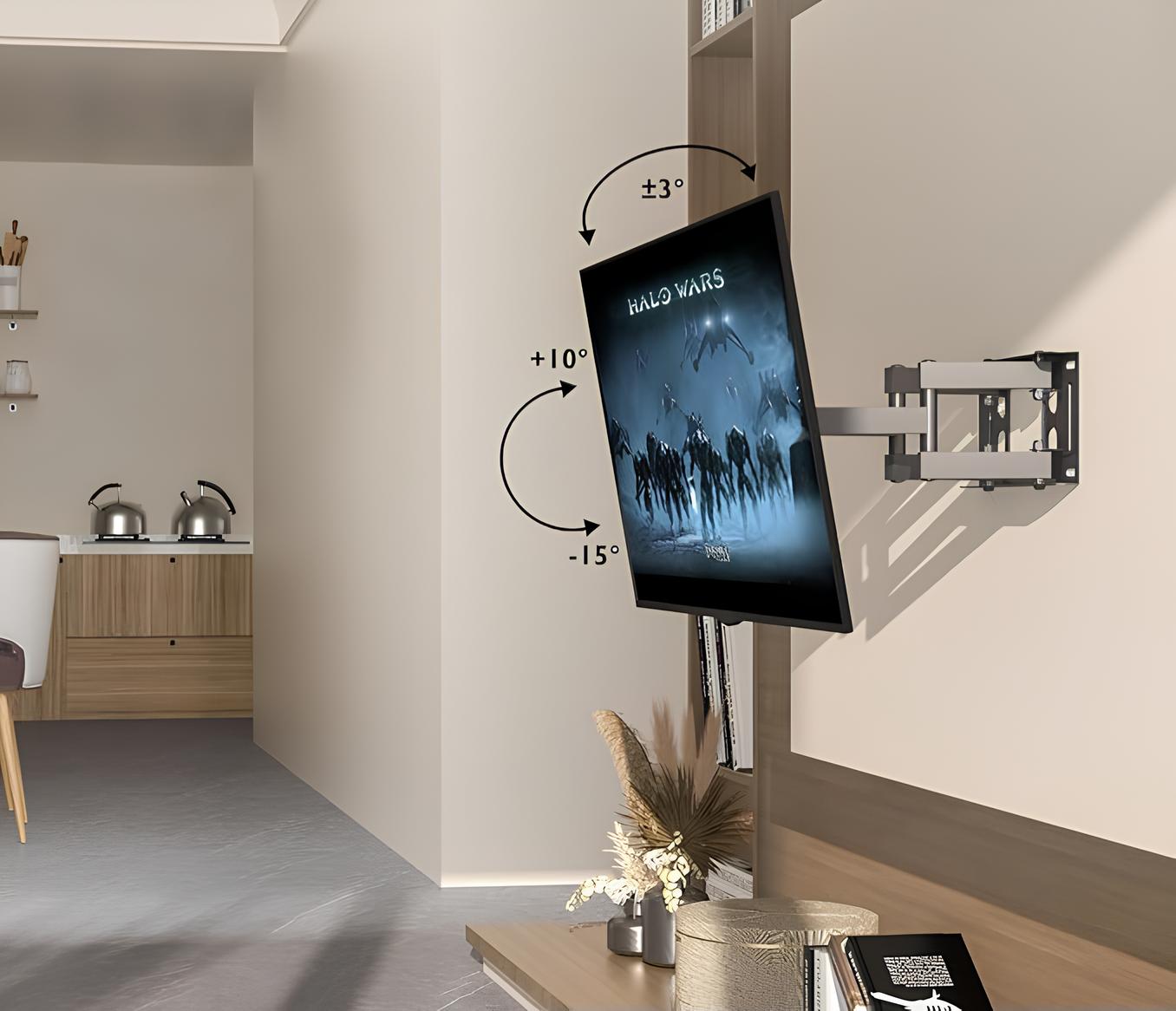 BONTEC Uchwyt Ścienny do Telewizora 23–70'' LED LCD OLED uchwyt regulowany