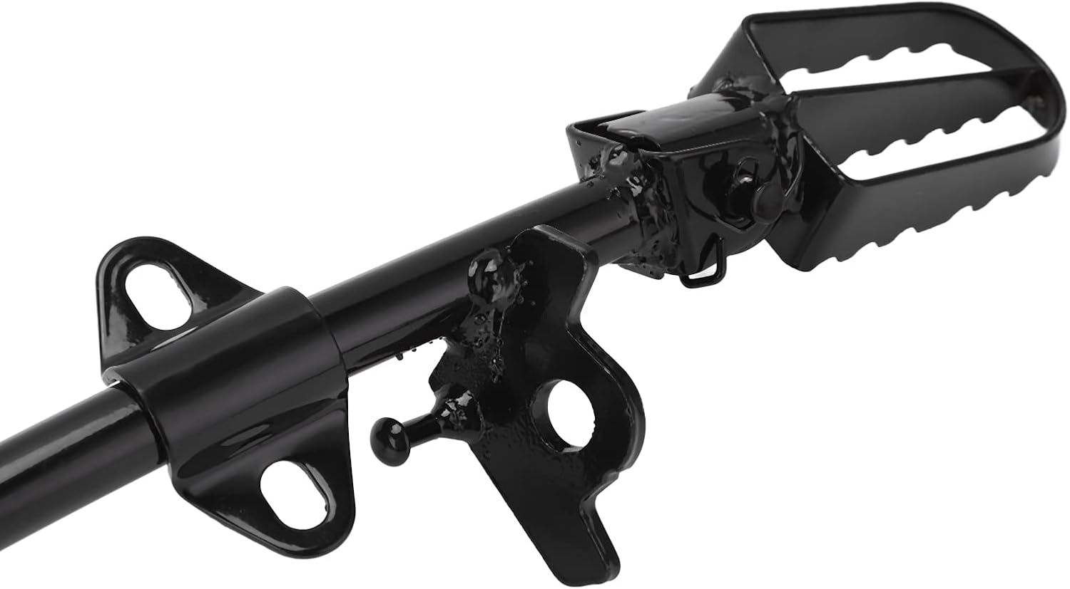 Uchwyt podnóżków do pitbike CRF50 50/70/110/125cc stalowy czarny