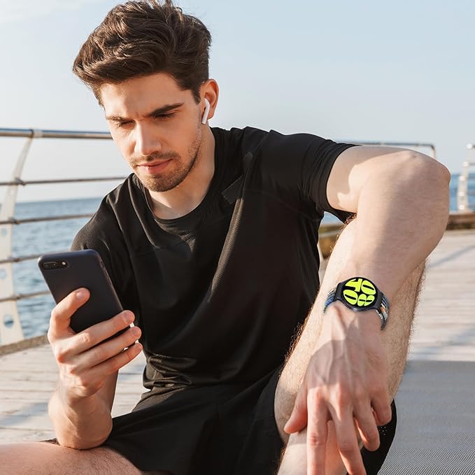 Pasek pleciony do Samsung Galaxy Watch 7/6/5/4 Classic Pro 40-47mm nylonowy