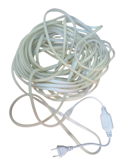 UŻYWANE Taśma LED XUNATA 20m 220V COB IP65 ciepła biała 288 LED/m