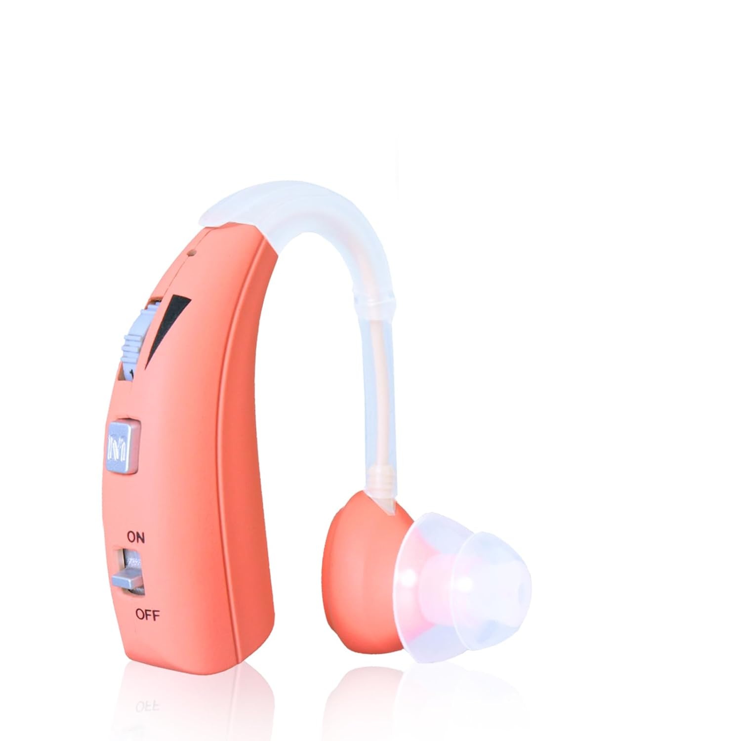 Aparat słuchowy Britzgo VHP-1301 ładowalny 40h pracy pomarańczowy