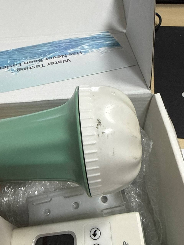 UŻYWANE Miernik jakości wody RA-YCM tester 7w1: Cl pH sól temp ORP EC TDS