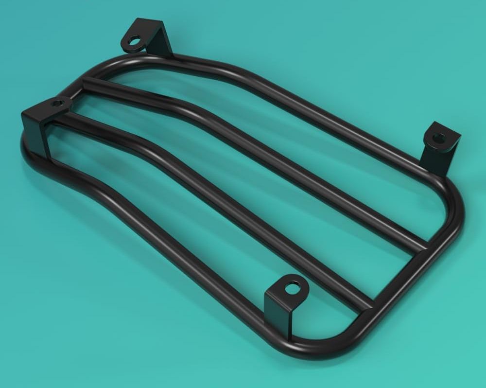 Bagażnik motocyklowy Artudatech do Vespa GT GTS GTV 125-300 czarny matowy