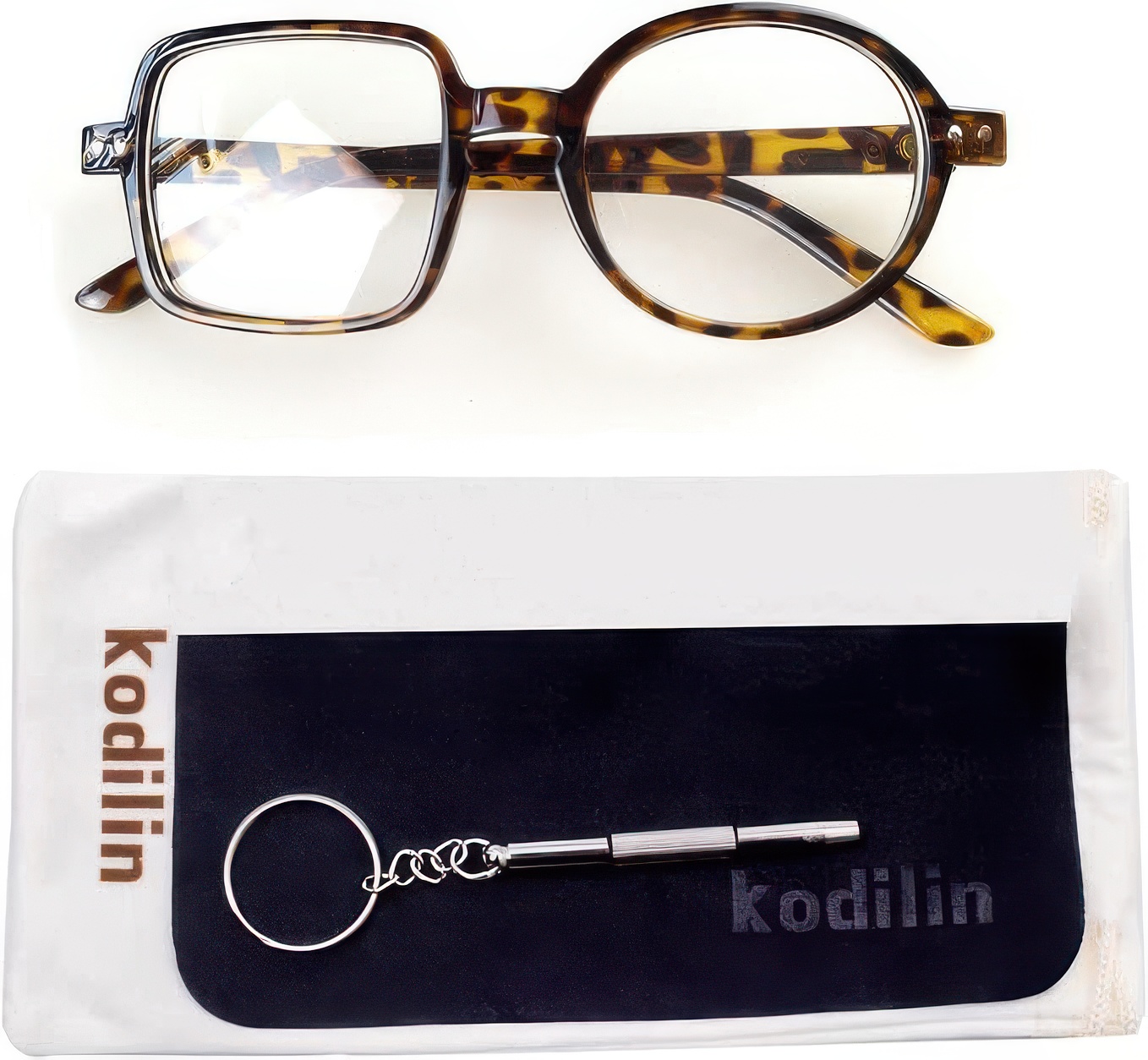 Okulary do czytania kodilin unisex z filtrem niebieskiego światła +1.00