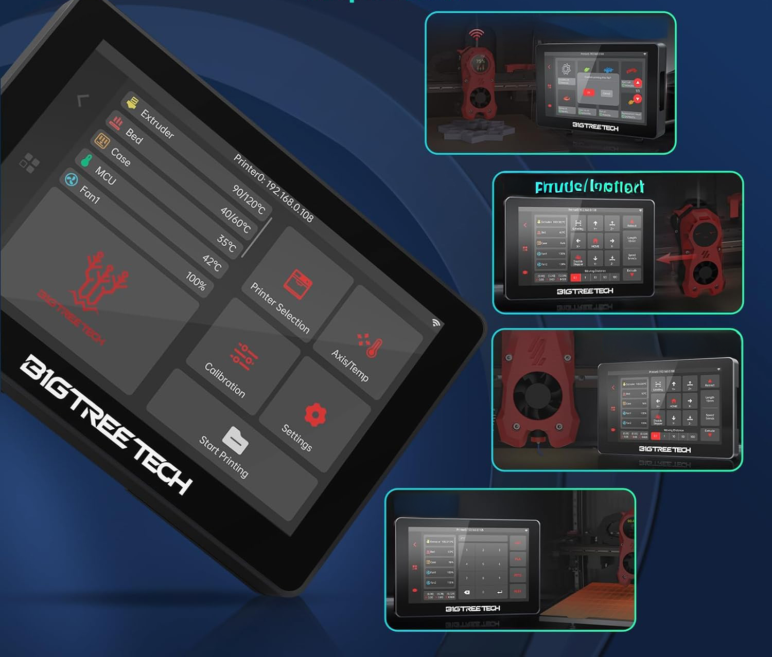Ekran drukarki 3D BIGTREETECH K-TOUCH V1.0 dotykowy Klipper mobilny