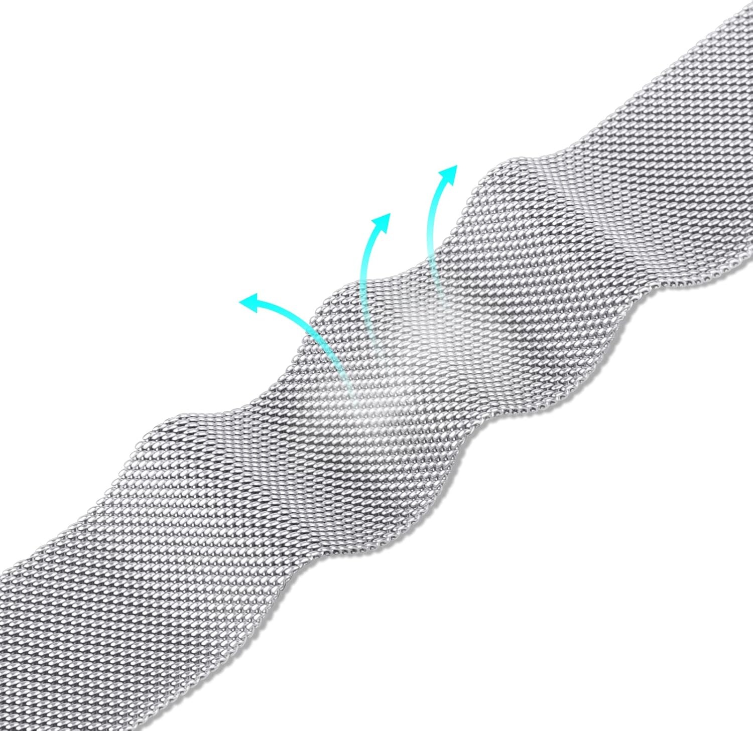 Pasek metalowy do Xiaomi Redmi Watch 5 Active/Lite srebrny Oumida