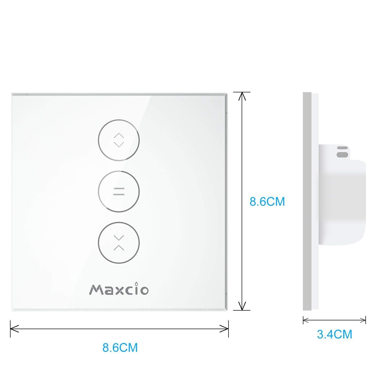 NIEKOMPLETNY Przełącznik rolet Maxcio WF-CS01 kompatybilny z Alexa 2 szt