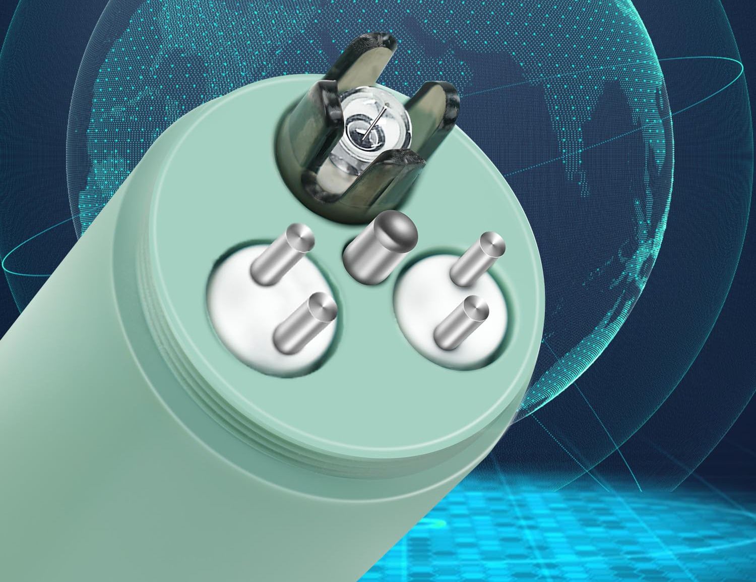 UŻYWANE Miernik jakości wody RA-YCM tester 7w1: Cl pH sól temp ORP EC TDS