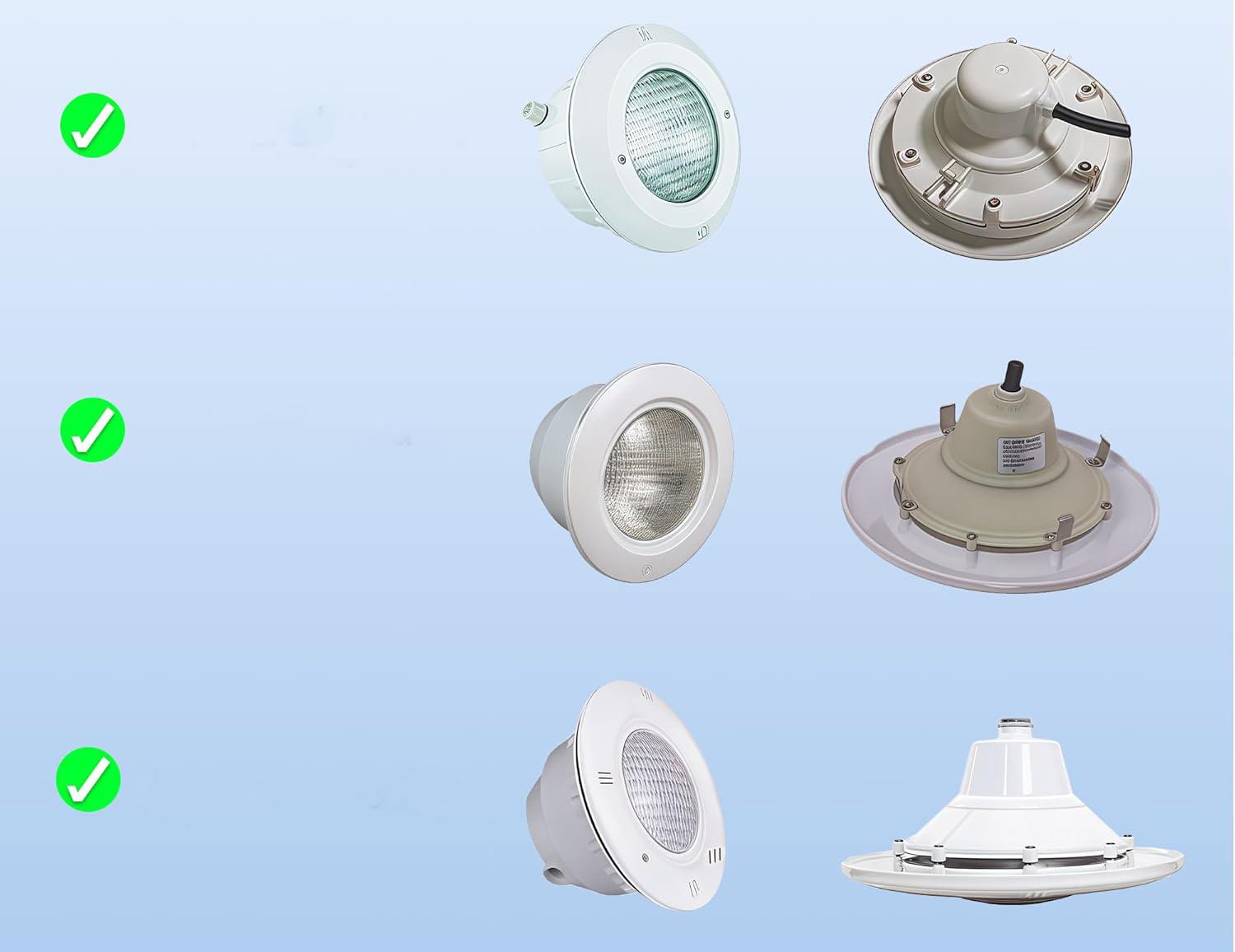 UŻYWANA Lampa basenowa płaska LED LyLmLe R-PL01 PAR56 35W IP68 RGB 12V