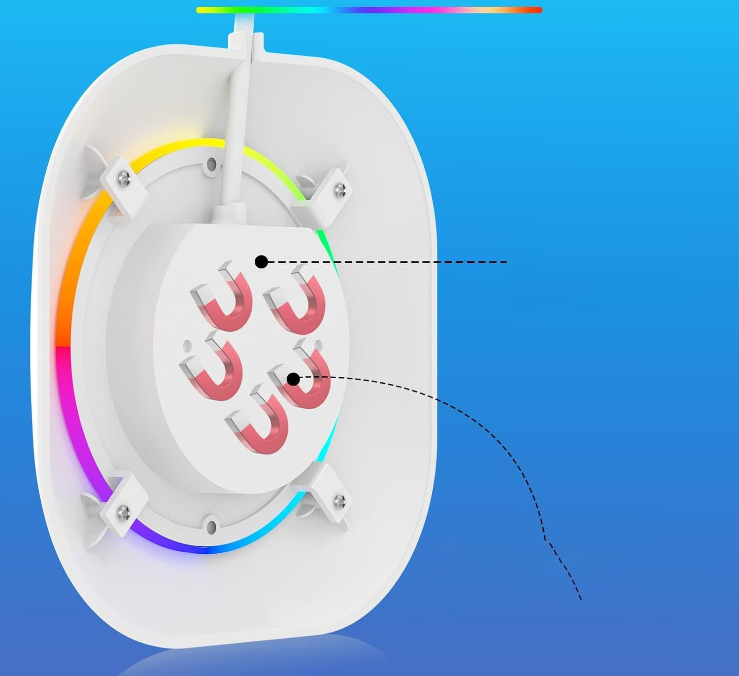 UŻYWANE Oświetlenie basenowe LED bezprzewodowe LyLmLe 20 W 12 V IP68