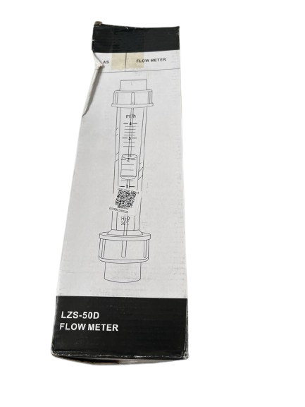 UŻYWANE Przepływomierz wody LZS-50D 1,6–16 m³/h do rury DN50 pływak ABS