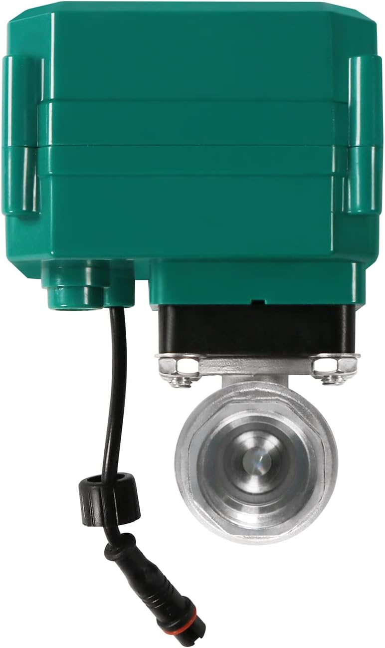 Zawór kulowy elektryczny U.S. Solid 1” WiFi smart ze stali nierdzewnej