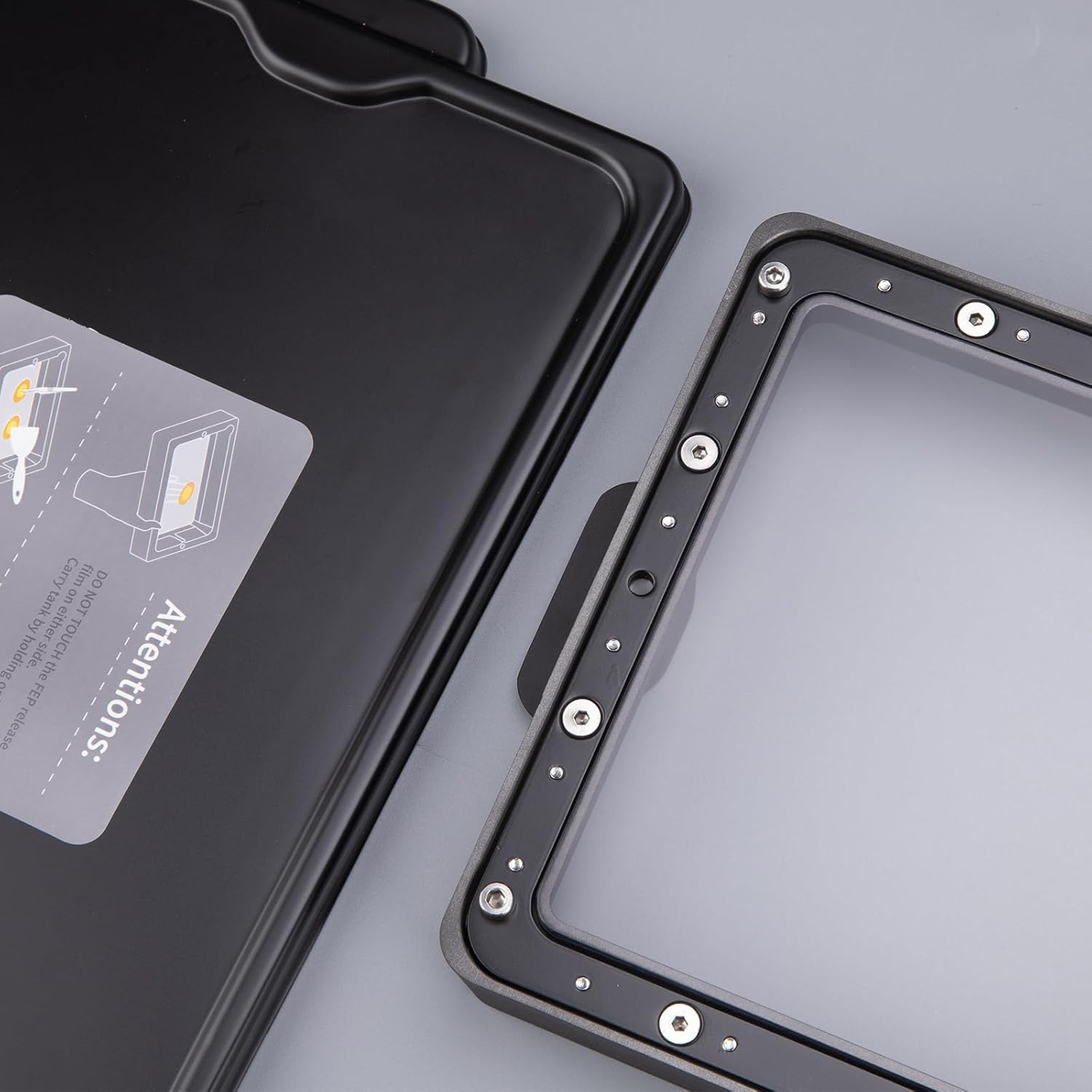 Pojemnik na żywicę do drukarki 3D ELEGOO Saturn 2/3 z folią PFA i pokrywą