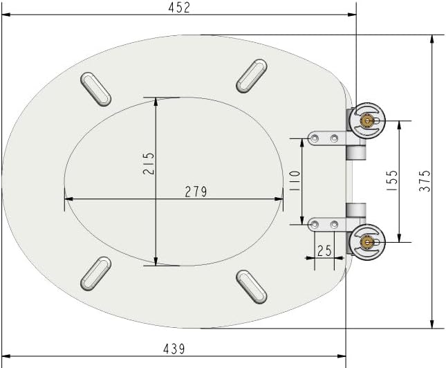 UŻYWANE Deska sedesowa WC Kan Malmö z mechanizmem cichego zamykania