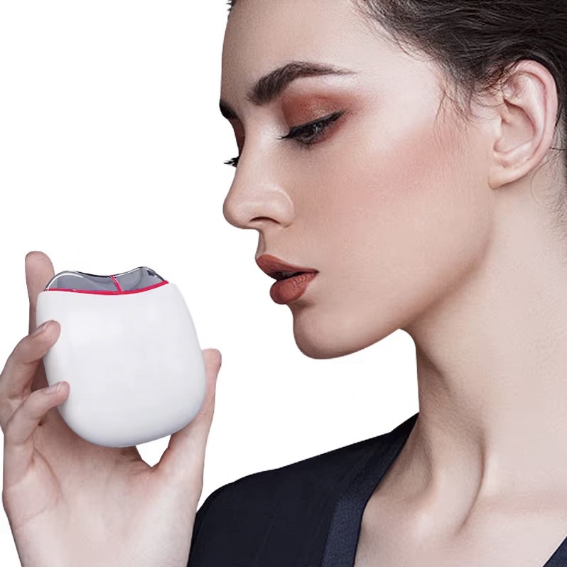 Masażer gua sha do twarzy RESTEQ EMS LED termolifting odmładzanie 3 tryby