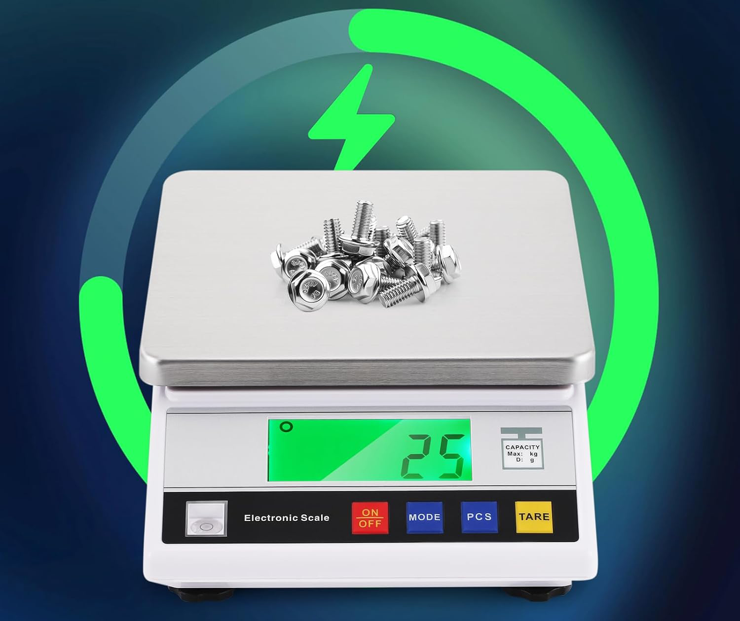 Waga cyfrowa CGOLDENWALL 6kg/0,1g dokładna elektroniczna z funkcją liczenia