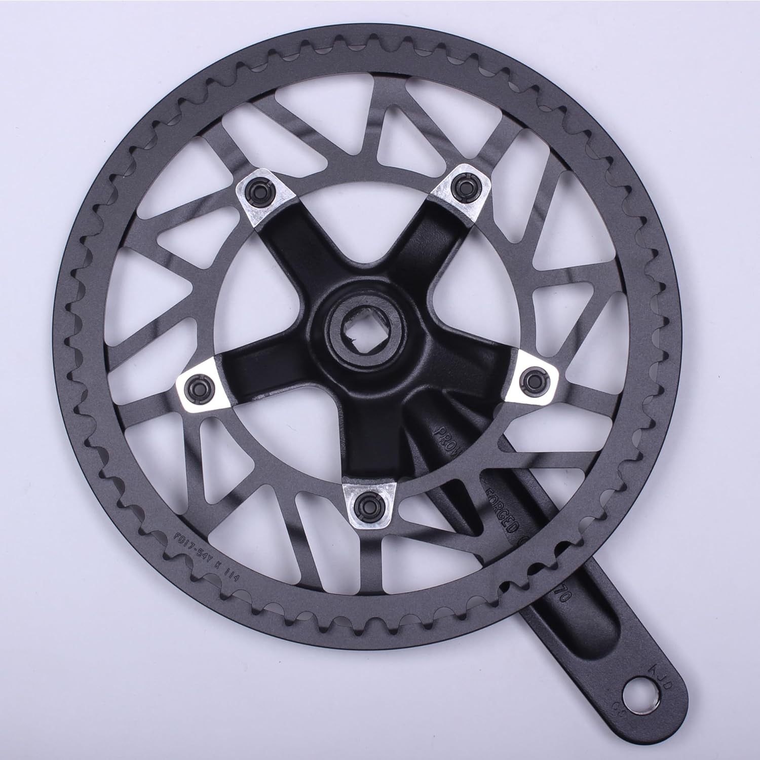 Korba rowerowa Prowheel 130 mm BCD 56T 6061 CNC z osłoną łańcucha