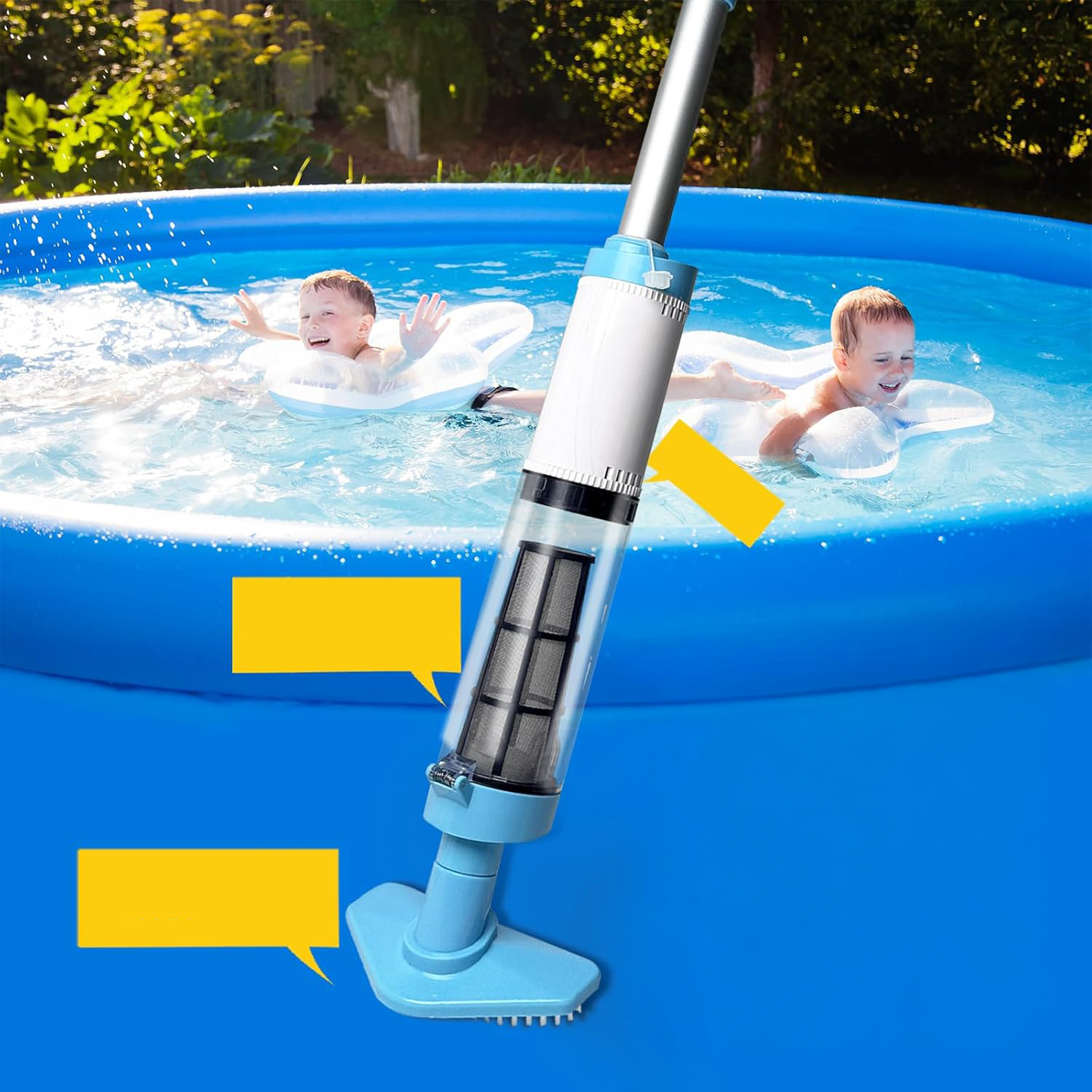 Odkurzacz basenowy PoolyPoly 1822 3w1 bezprzewodowy do basenu spa i jacuzzi