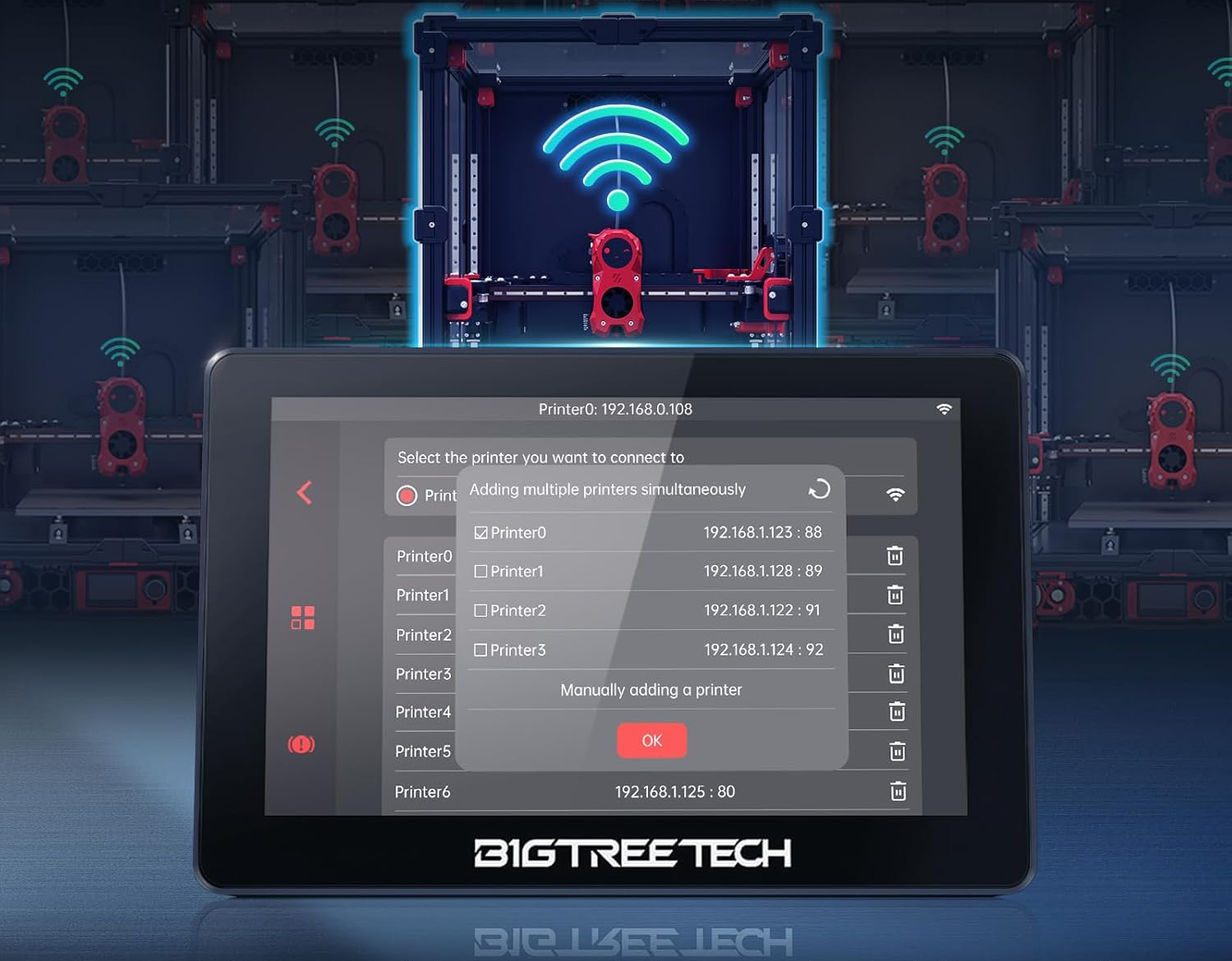 Ekran drukarki 3D BIGTREETECH K-TOUCH V1.0 dotykowy Klipper mobilny