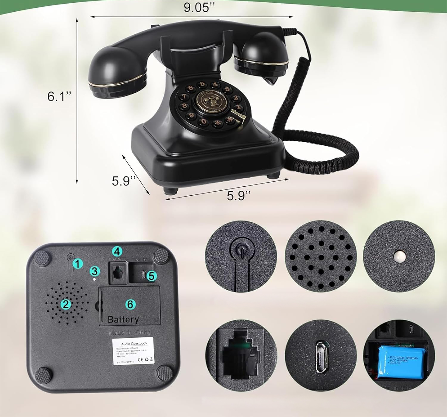 Księga gości audio RDYMONKEY z wiadomościami głosowymi na wesele i imprezy