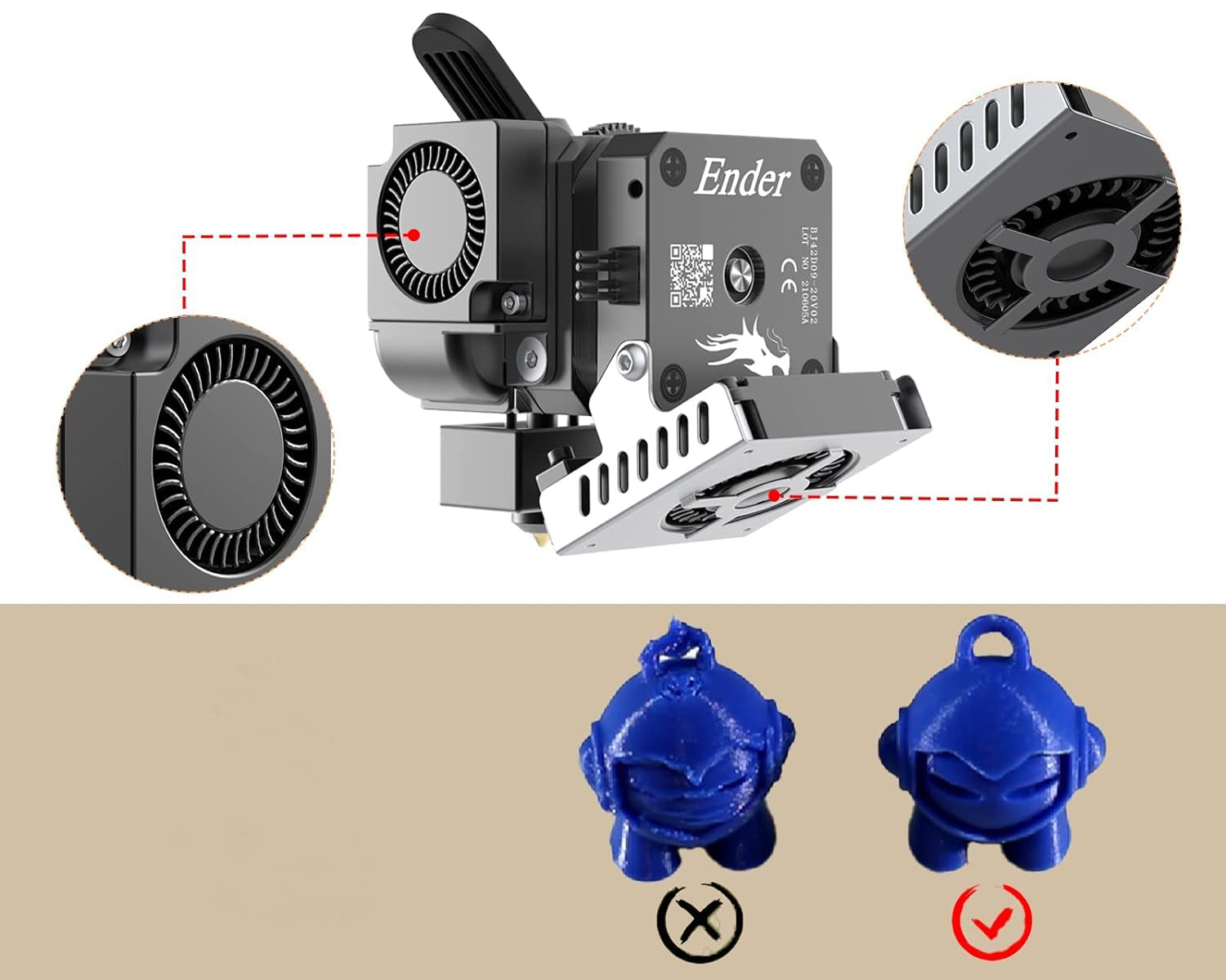 Wytłaczarka Creality Sprite Direct Drive Extruder Pro CRI-2161V10