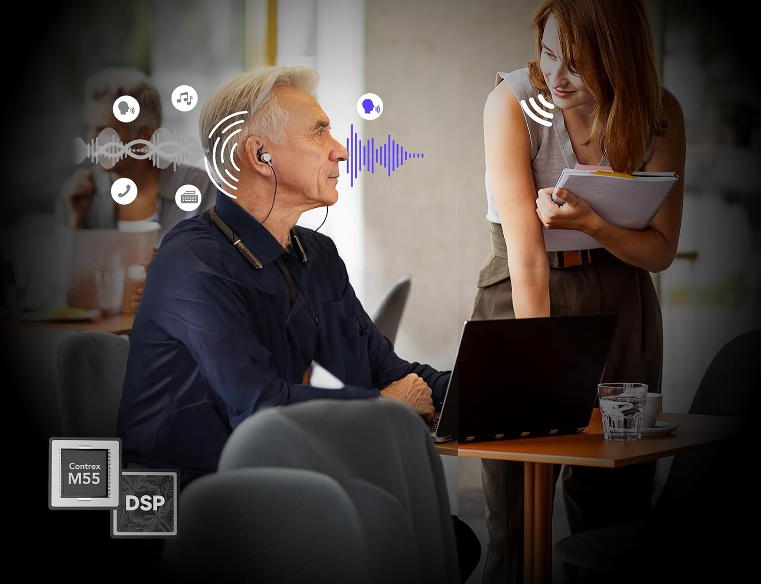 Aparat słuchowy NEARITY TC1600-15Y Bluetooth z redukcją szumów 5 trybów