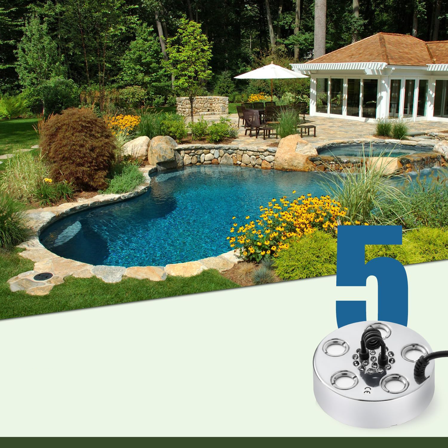 UŻYWANE Nawilżacz powietrza ultradźwiękowy Mxmoonant 5 głowic 1500ml/h