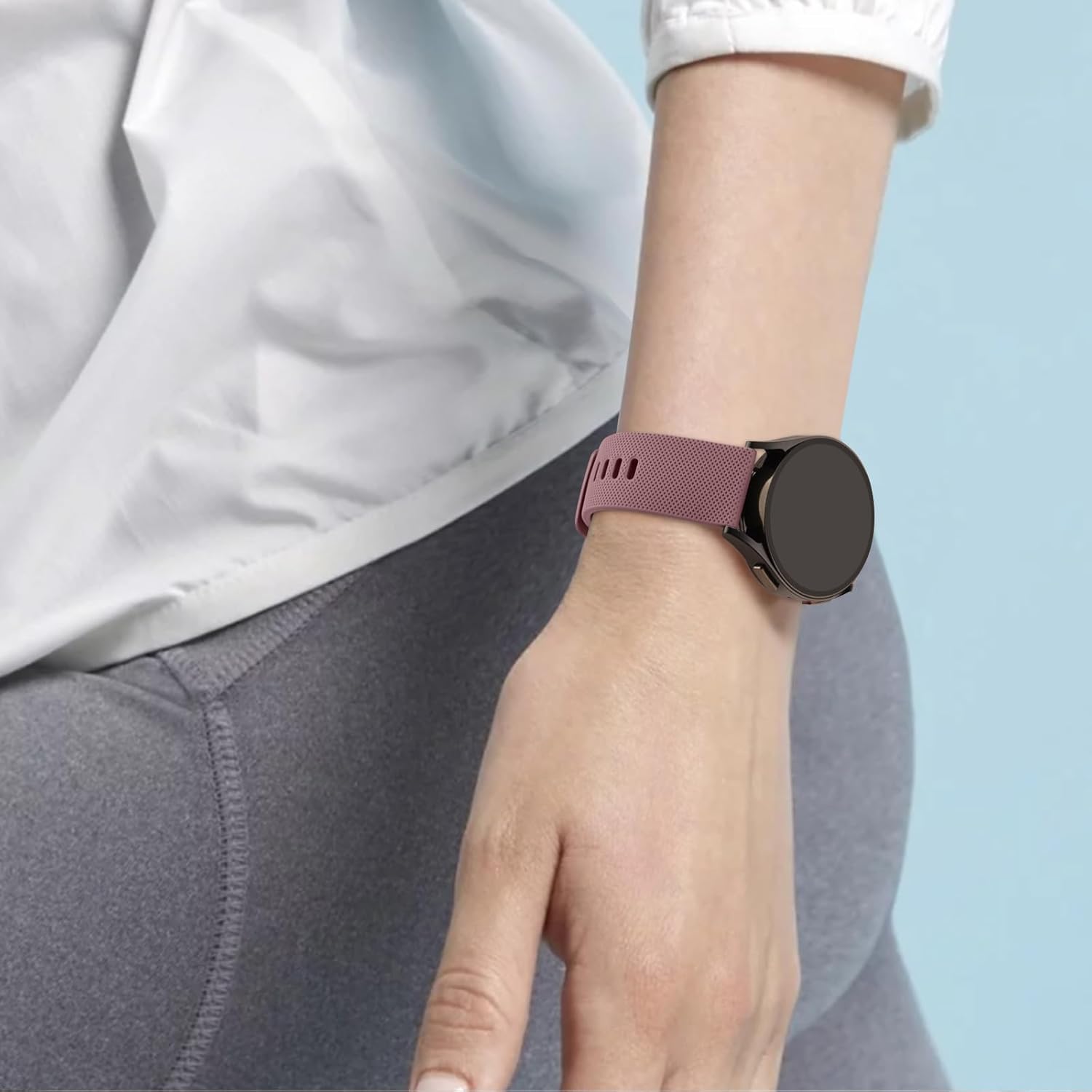 Pasek do Garmin Venu/Vivoactive/Forerunner 22mm YLK silikonowy zestaw 3 szt