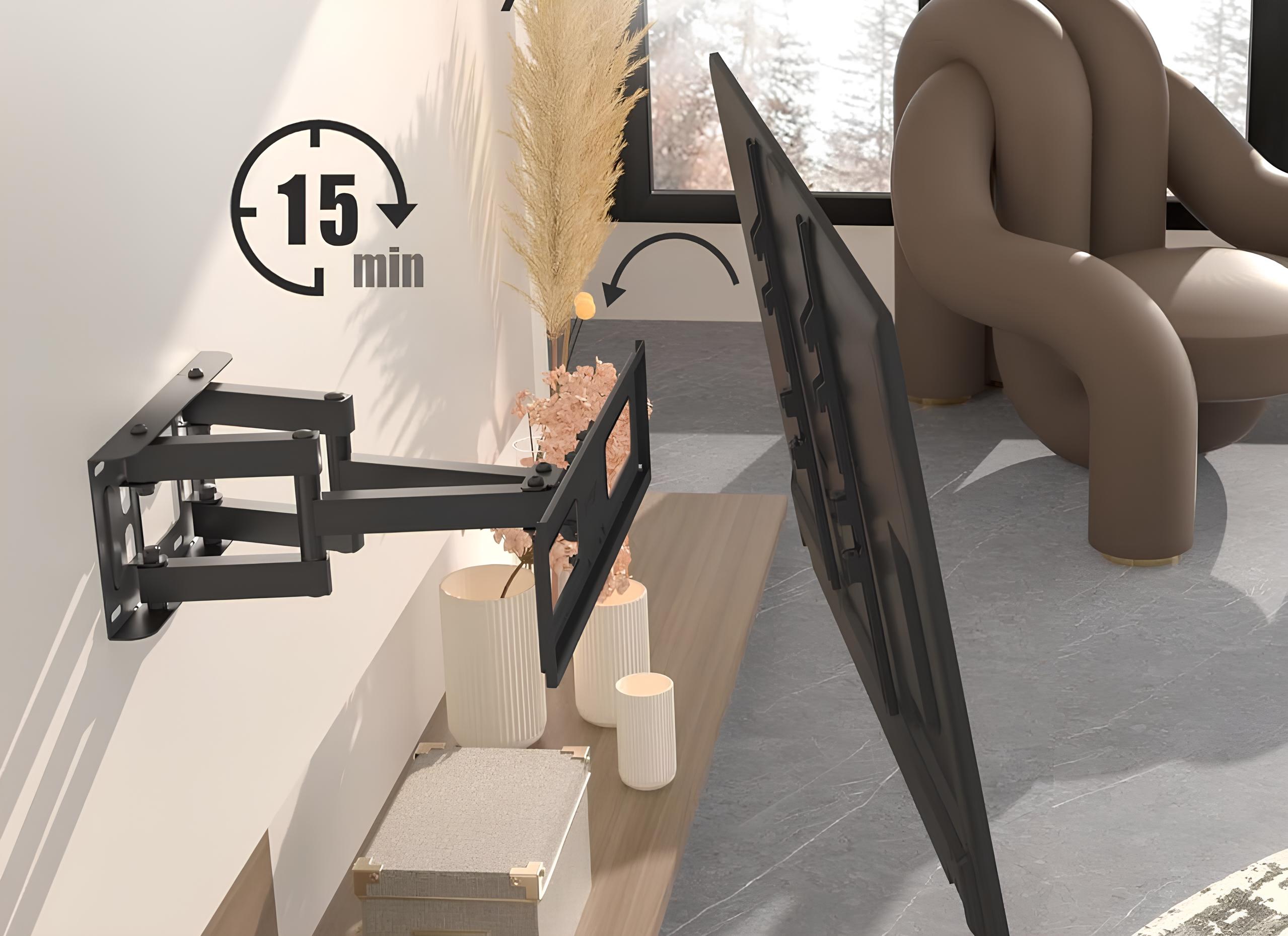 BONTEC Uchwyt Ścienny do Telewizora 23–70'' LED LCD OLED uchwyt regulowany