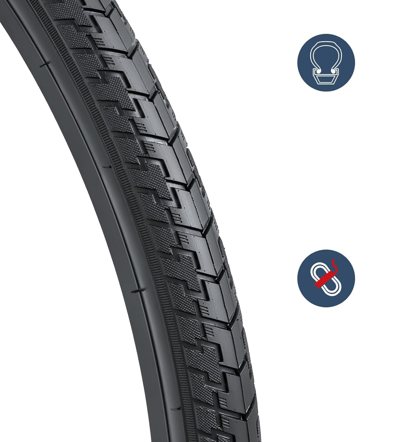 Opona rowerowa z dętką YunSCM 24" 2 szt. AV32mm do roweru miejskiego