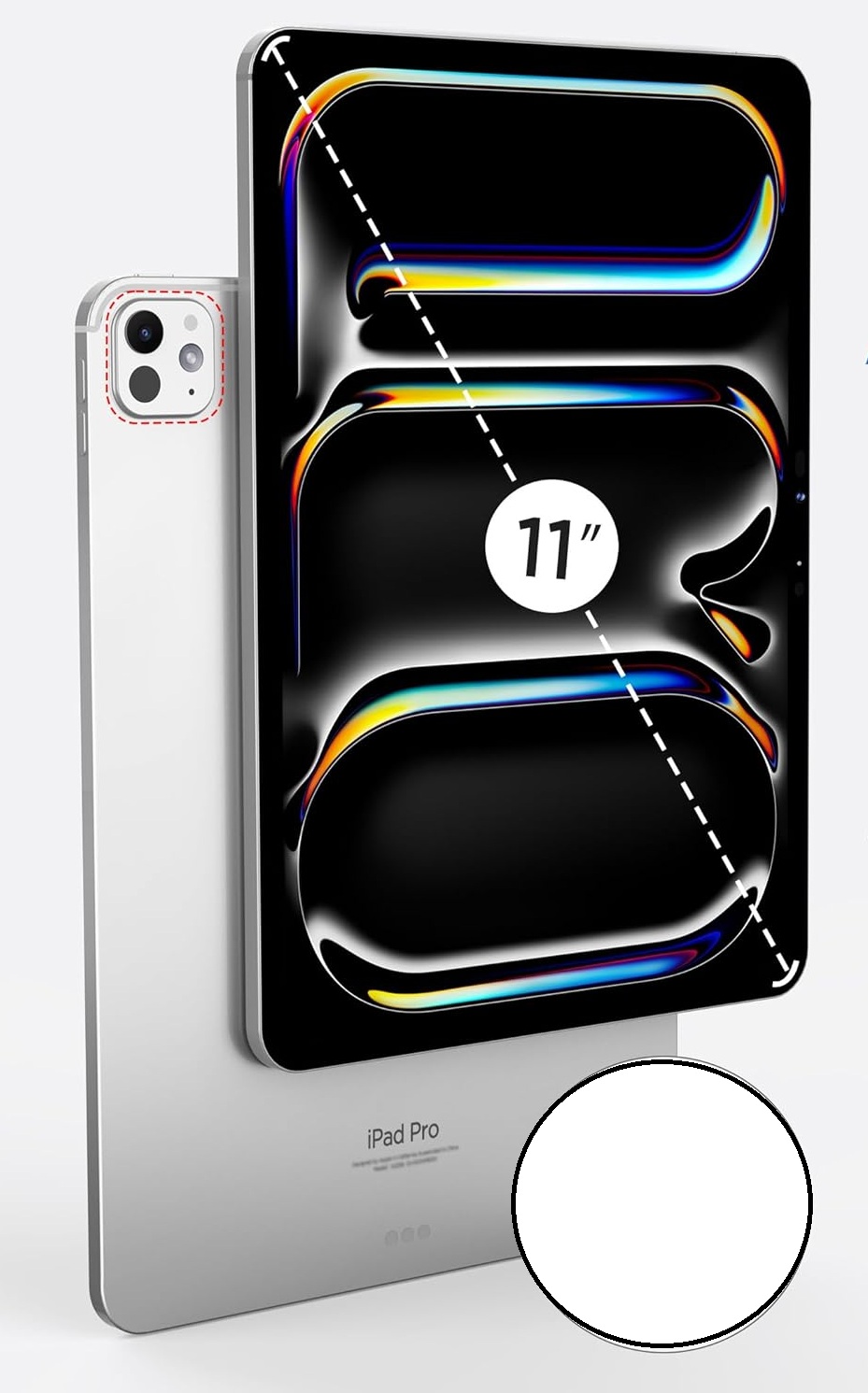 UŻYWANE Etui z klawiaturą i touchpadem do iPad Pro 11" M4 2024 CACOE AZERTY