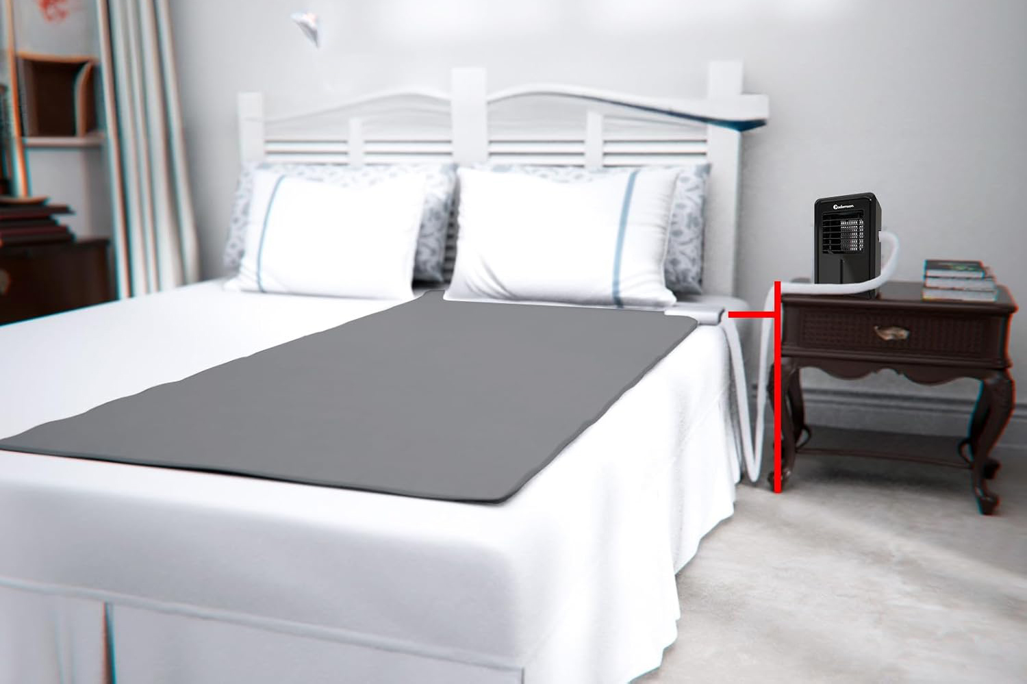 UŻYWANY System chłodzenia materaca Adamson B10 190x100 cm z bawełny