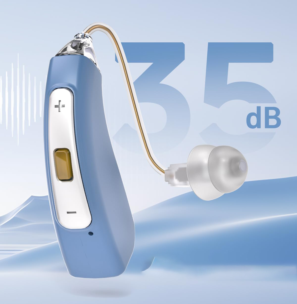 Aparat słuchowy wzmacniacz słuchu Delmicure VHP-1704 regulacja POWYSTAWOWY