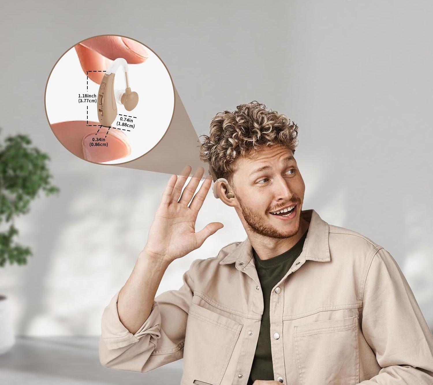 POWYSTAWOWY Aparat słuchowy cyfrowy HIBRIQ VHP-1011  4 tryby ekwalizera