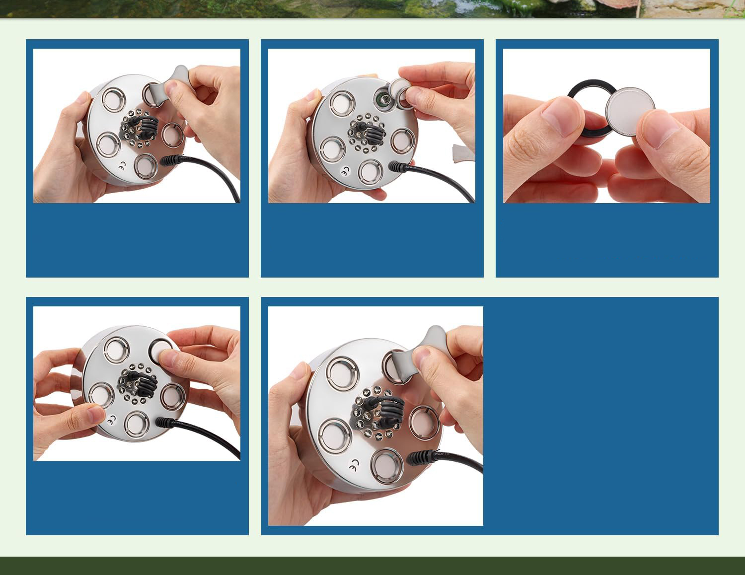 UŻYWANE Nawilżacz powietrza ultradźwiękowy Mxmoonant 5 głowic 1500ml/h