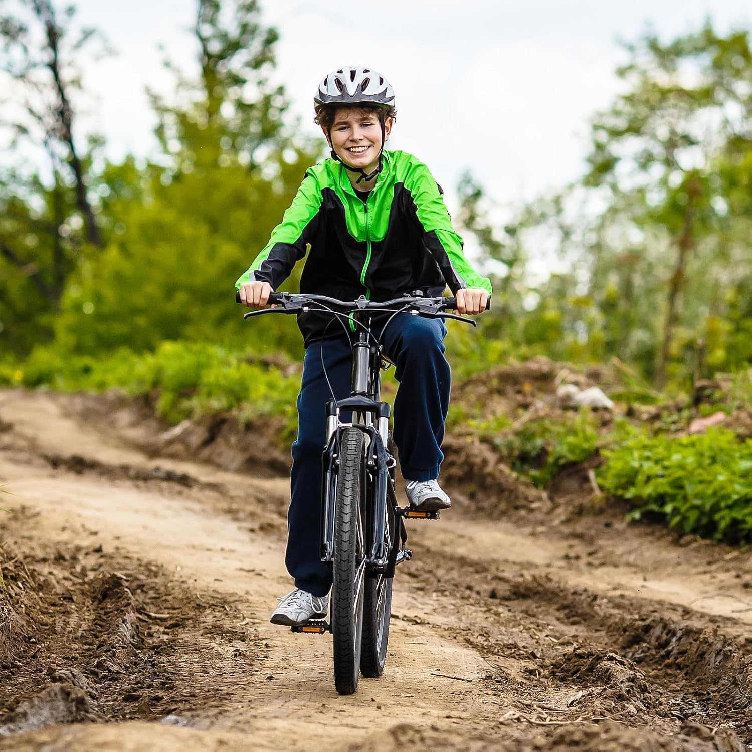 Opona rowerowa z dętką YunSCM 24" 2 szt. AV32mm do roweru miejskiego