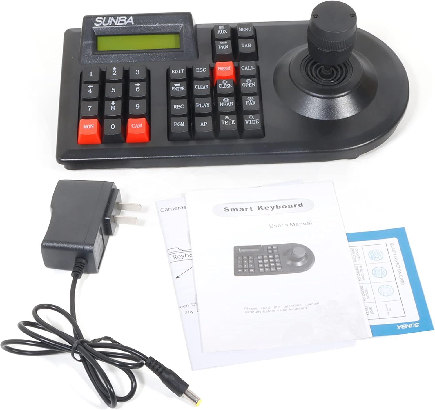 Joystick z klawiaturą SUNBA 3D kompatybilny z większością dekoderów DVR