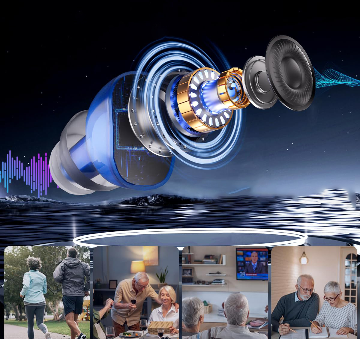 UŻYWANY Cyfrowy aparat słuchowy dla dorosłych i seniorów Delmicure VHP-1631