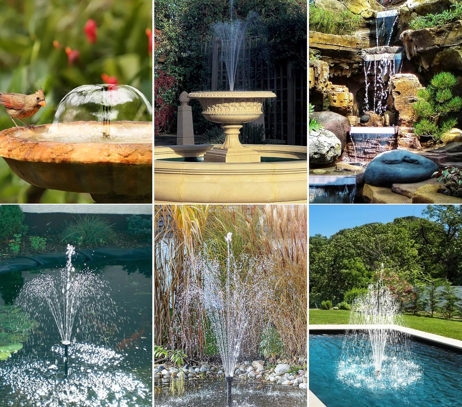 Pompa solarna do stawu 20W Biling 875 L/h z filtrem i 2m wężem