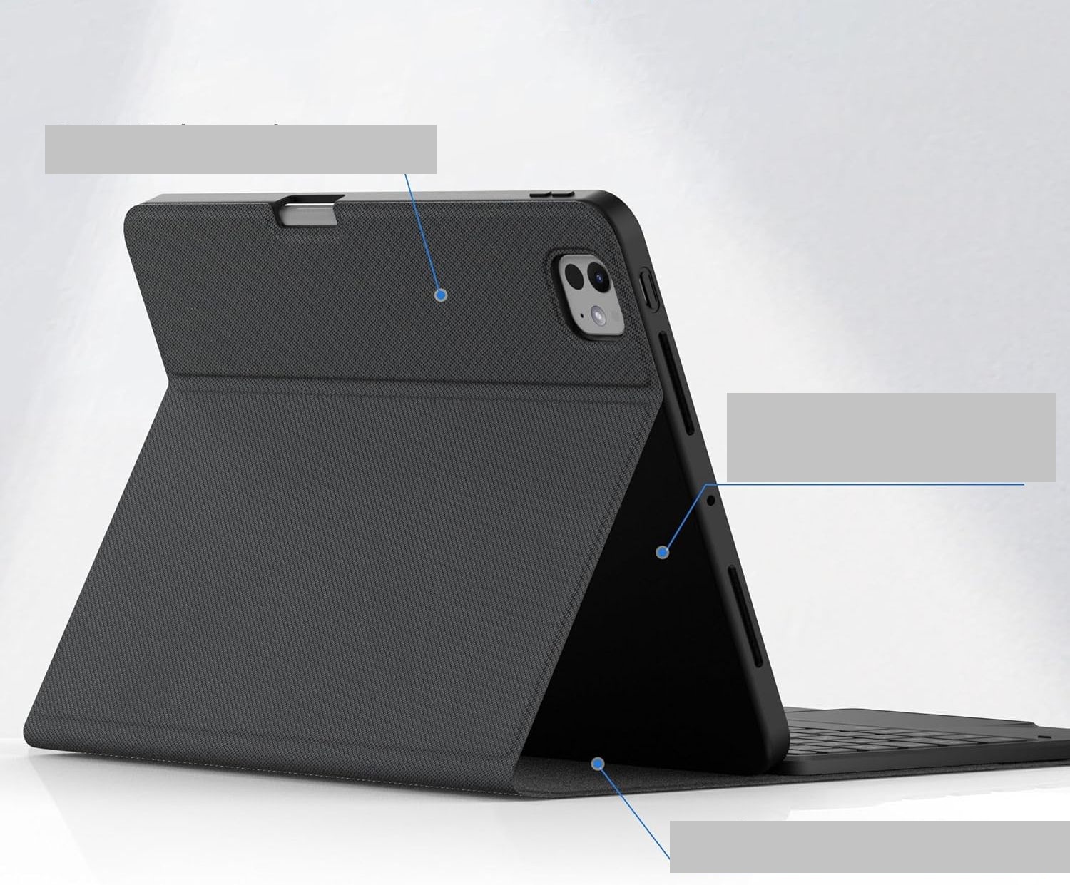 UŻYWANE Etui z klawiaturą i touchpadem do iPad Pro 11" M4 2024 CACOE AZERTY