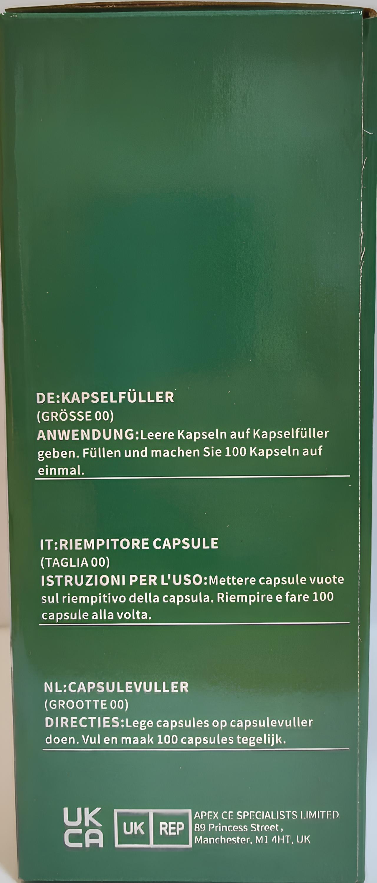 Maszyna do napełniania kapsułek kapsułkarka WANANFU 00 kapsułkarka manualna
