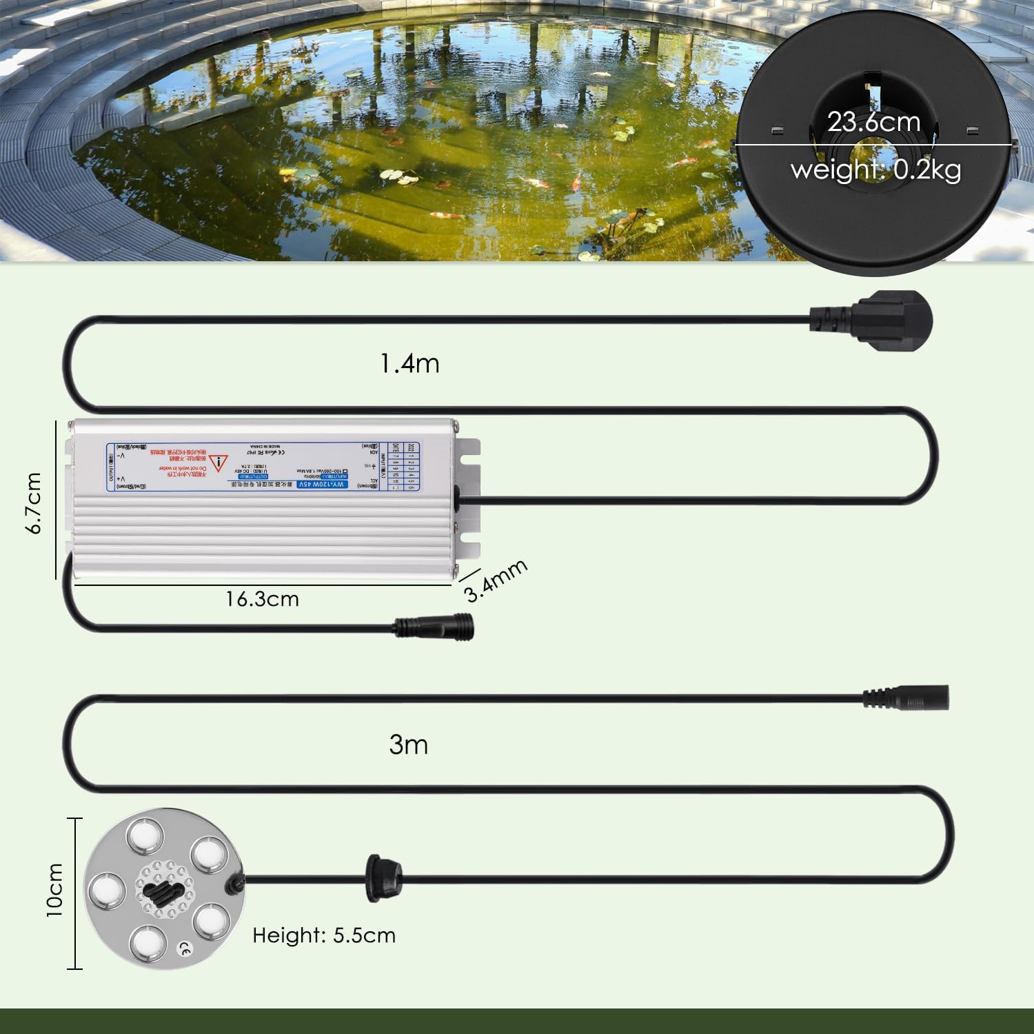 UŻYWANE Nawilżacz powietrza ultradźwiękowy Mxmoonant 5 głowic 1500ml/h