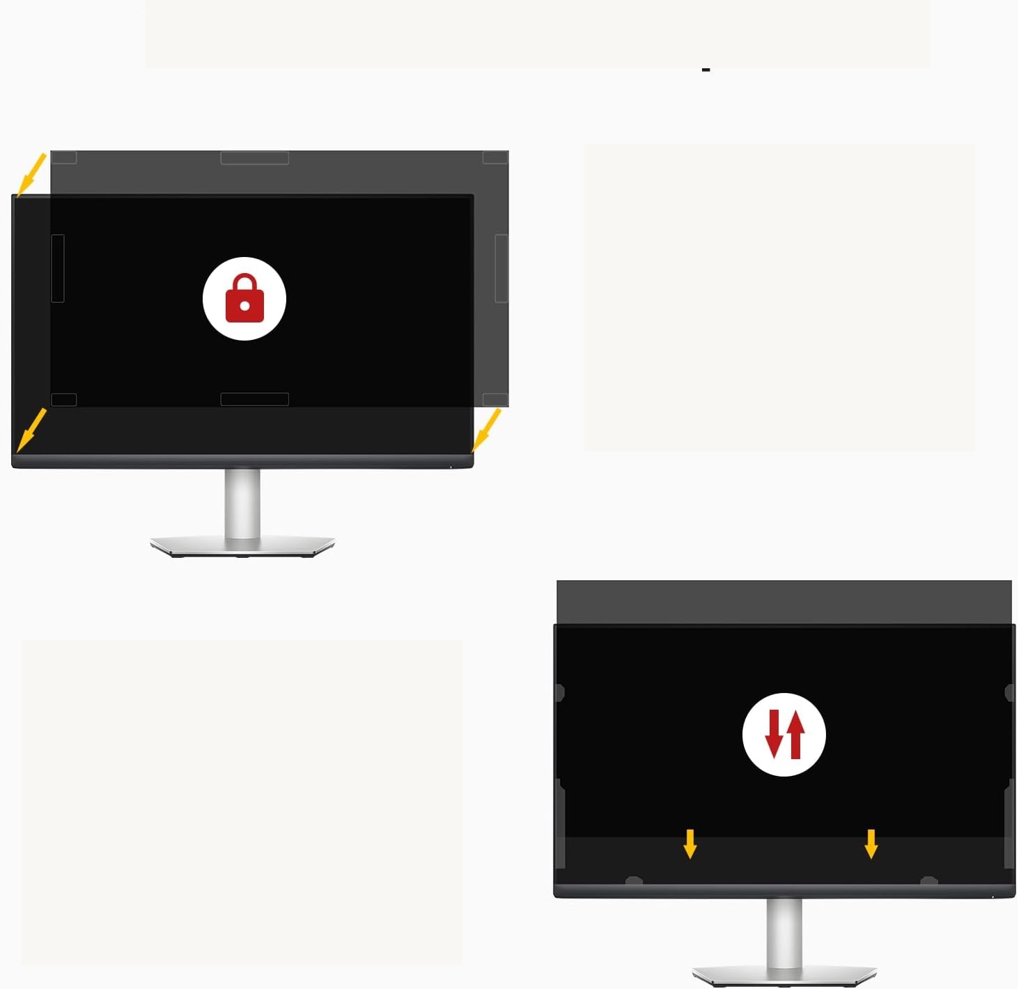 Filtr prywatności do monitora 27" BERSEM 16:9 antyrefleksyjny antyszpieg