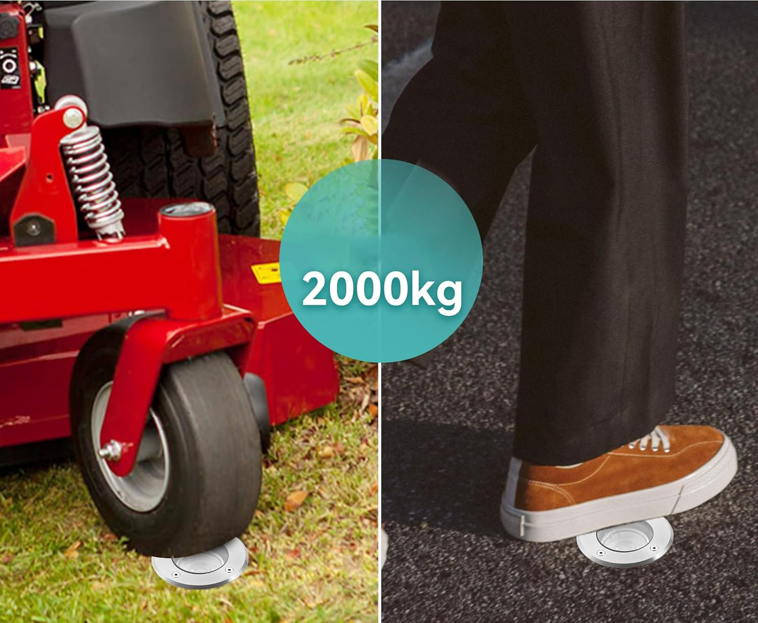 Reflektory podłogowe Goodia 4 szt. GU10 IP67 regulowane 3 W ciepłe białe